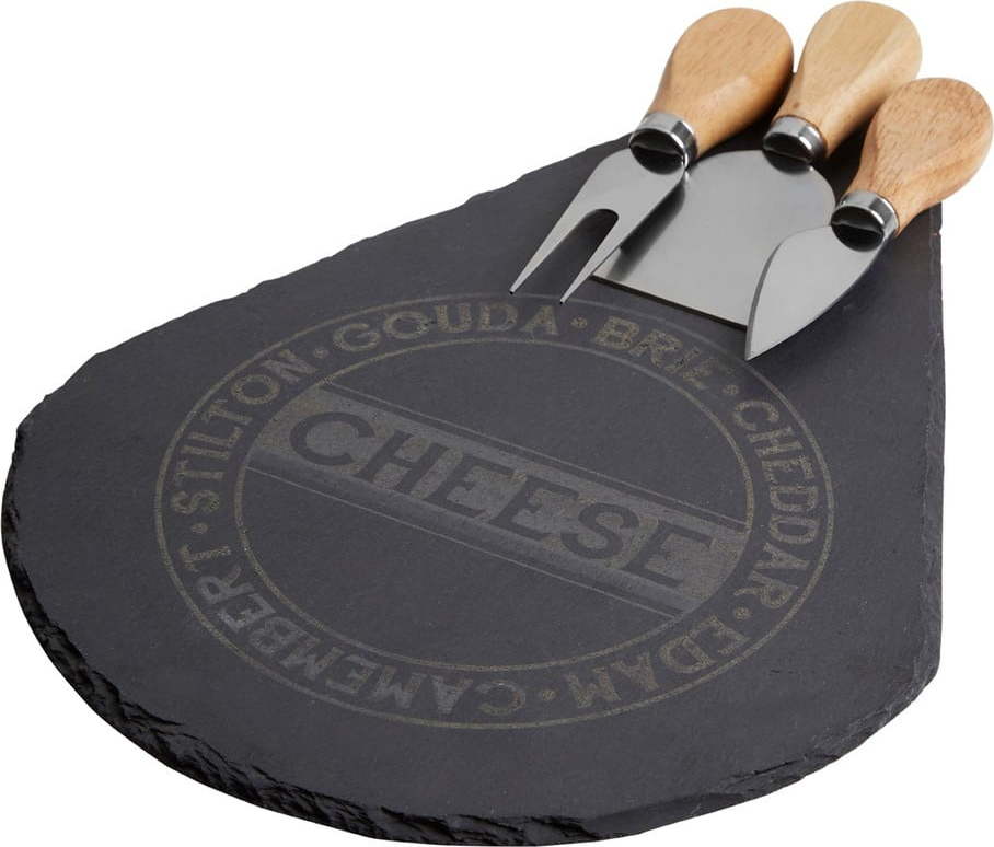 Servírovací prkénko na sýr se 3 noži – Premier Housewares Premier Housewares