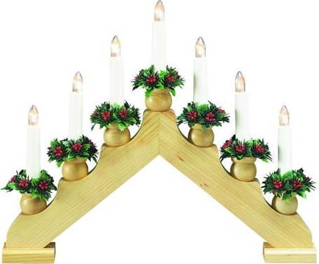 Světelná dekorace s vánočním motivem v přírodní barvě Tomas – Markslöjd Markslöjd