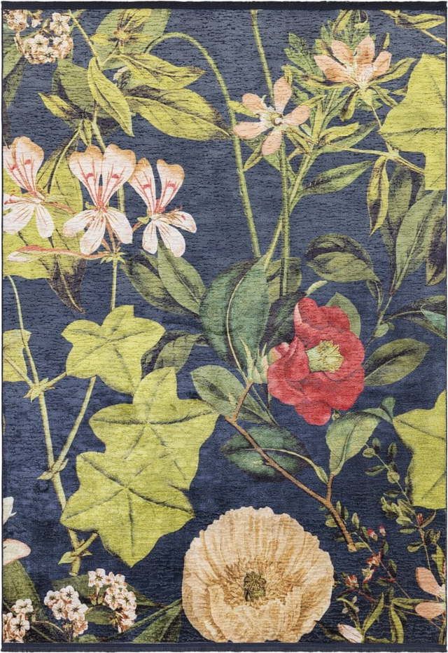 Tmavě modrý koberec 120x170 cm Passiflora – Asiatic Carpets Asiatic Carpets