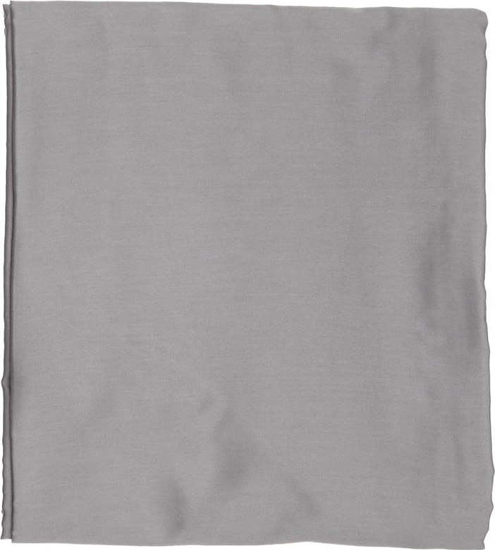 Tmavě šedé napínací prostěradlo z bavlněného saténu 140x200 cm – Mijolnir Mijolnir