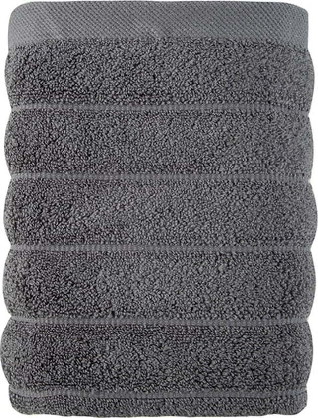 Tmavě šedý bavlněný ručník 30x50 cm Frizz – Foutastic Foutastic