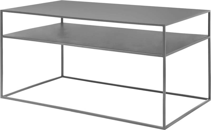 Tmavě šedý kovový konferenční stolek 50x90 cm Fera – Blomus Blomus
