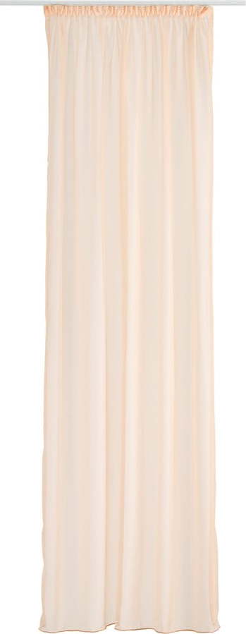 Záclona v lososové barvě 140x245 cm Voile – Mendola Fabrics Mendola Fabrics