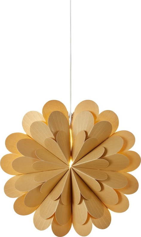 Závěsná světelná dekorace s vánočním motivem ve zlaté barvě ø 45 cm Maravilla – Markslöjd Markslöjd