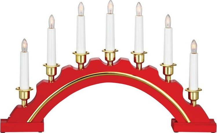 světelná dekorace s vánočním motivem v červeno-zlaté barvě Celine – Markslöjd Markslöjd