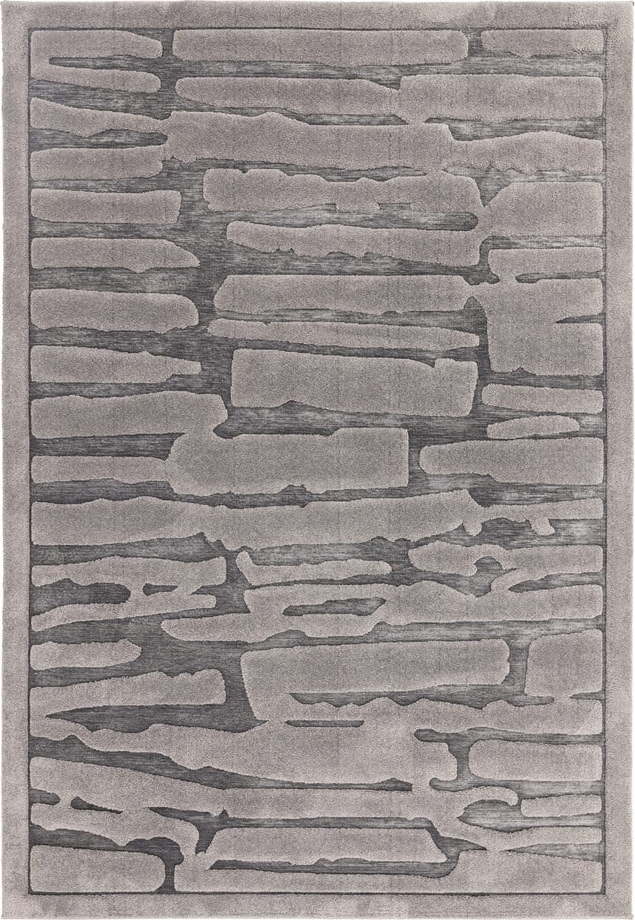 Antracitový koberec 120x170 cm Valley – Asiatic Carpets Asiatic Carpets