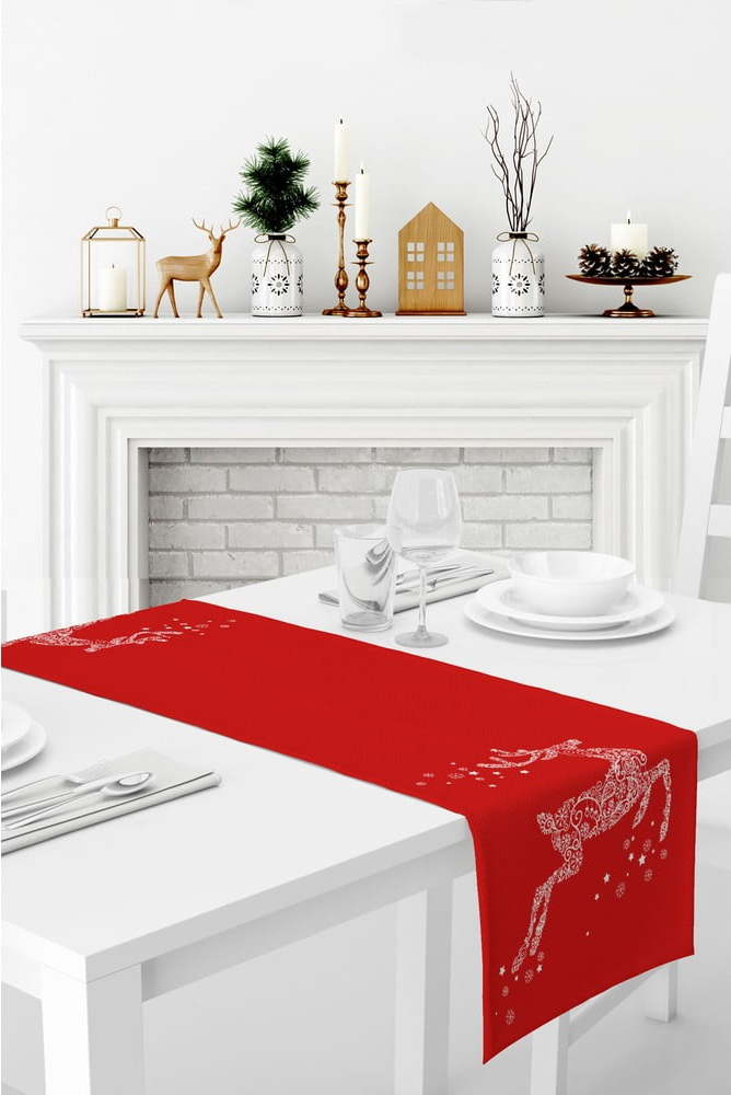 Běhoun na stůl s vánočním motivem 40x140 cm – Kate Louise Kate Louise