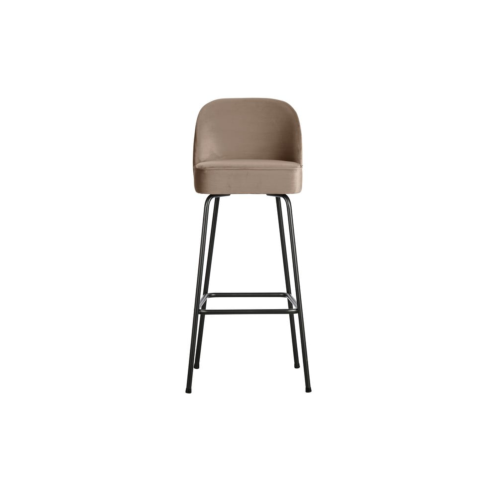 Béžová sametová barová židle 103 cm Vogue – BePureHome BePureHome