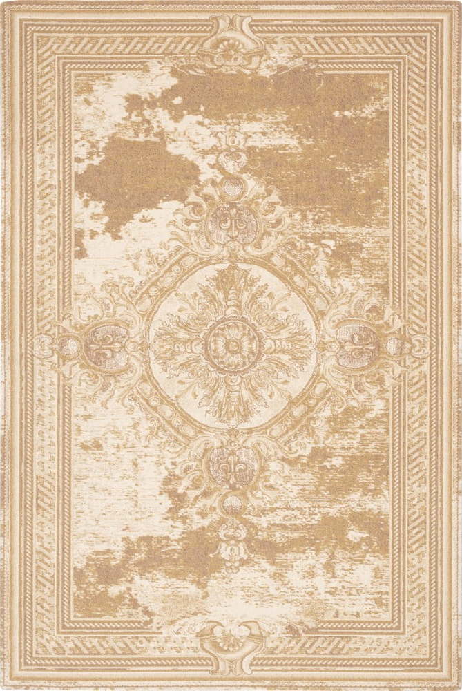 Béžový vlněný koberec 100x180 cm Emily – Agnella Agnella