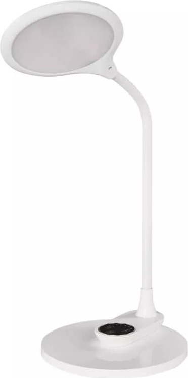 Bílá LED stmívatelná stolní lampa (výška 30 cm) Ruby – EMOS Emos