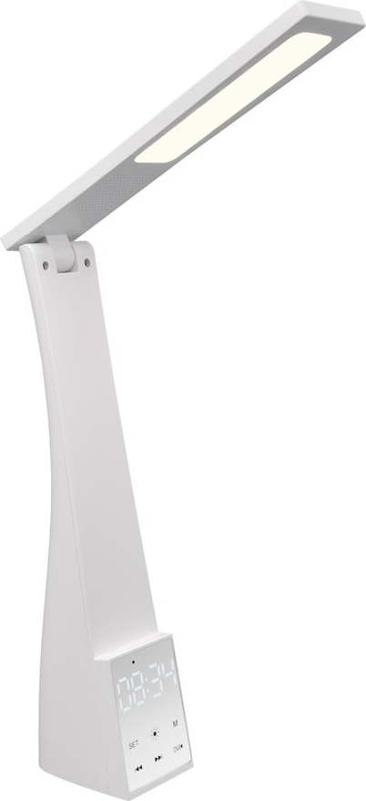 Bílá LED stolní lampa s časovačem (výška 45 cm) Linus – Trio TRIO