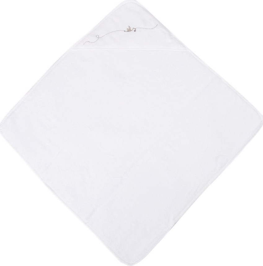 Bílá bavlněná zavinovací dětská deka 75x75 cm Bebemarin – Mijolnir Mijolnir