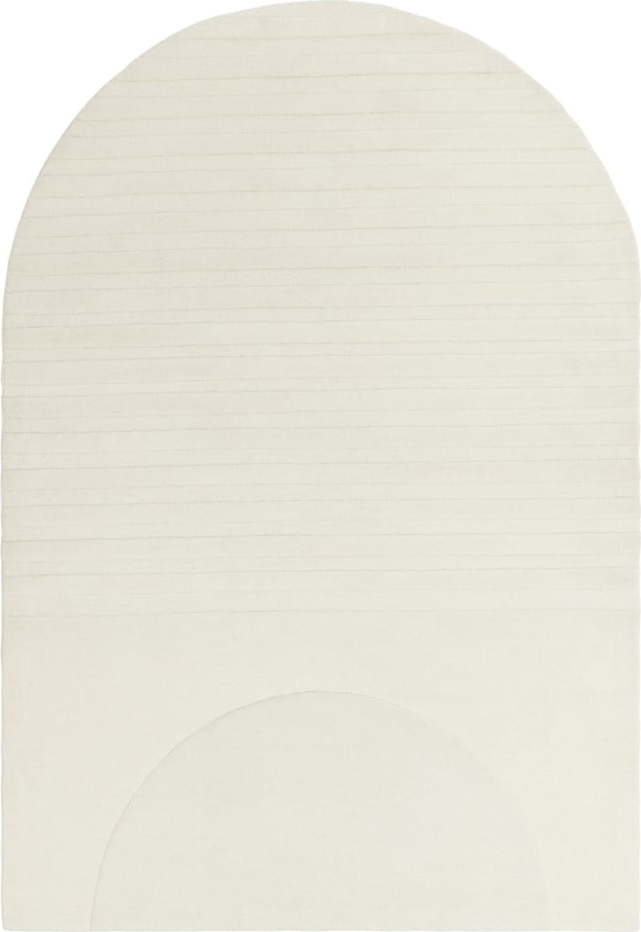 Bílý vlněný koberec 200x290 cm Olsen – Asiatic Carpets Asiatic Carpets