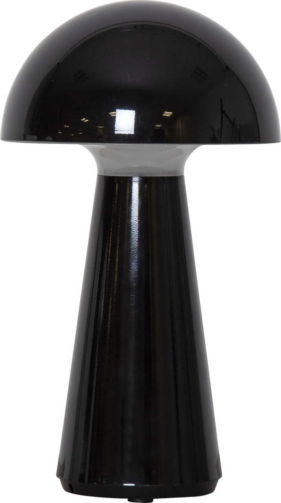 Černá LED stmívatelná stolní lampa (výška 28 cm) Mushroom – Star Trading Star Trading