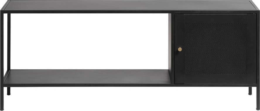 Černá kovová knihovna 120x47 cm Malibu – Unique Furniture Unique Furniture