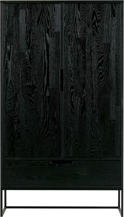 Černá skříňka z jasanového dřeva 85x149 cm Silas – WOOOD WOOOD