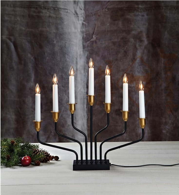 Černá světelná dekorace s vánočním motivem Brosa – Markslöjd Markslöjd