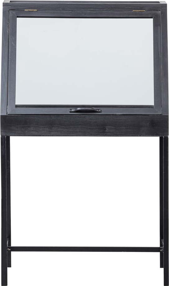 Černá vitrína 65x109 cm Dido – WOOOD WOOOD