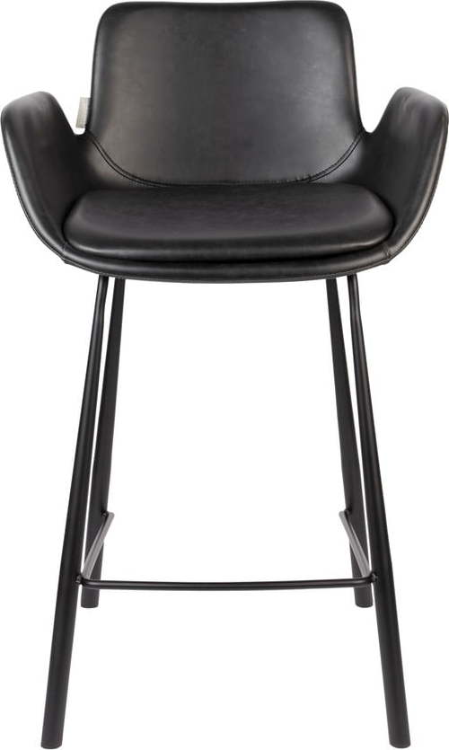 Černé barové židle v sadě 2 ks 91