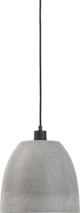 Černo-šedé závěsné svítidlo s betonovým stínidlem ø 28 cm Malaga – it's about RoMi IT´S ABOUT RoMi