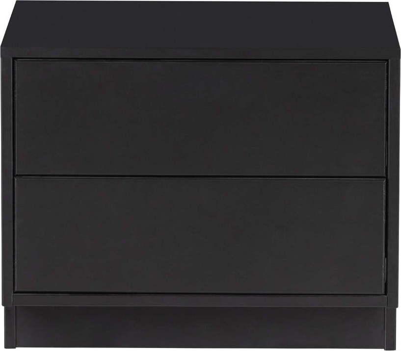 Černý TV stolek z borovicového dřeva 50x40 cm Finca – WOOOD WOOOD