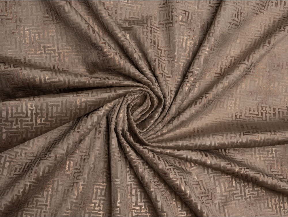 Hnědý zatemňovací závěs 140x260 cm Terra – Mendola Fabrics Mendola Fabrics