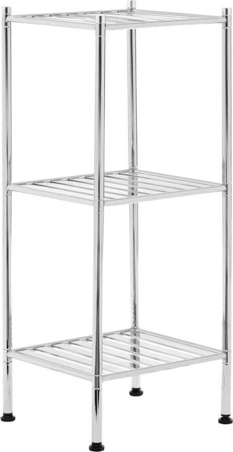 Koupelnový regál ve stříbrné barvě 34x80 cm – Premier Housewares Premier Housewares
