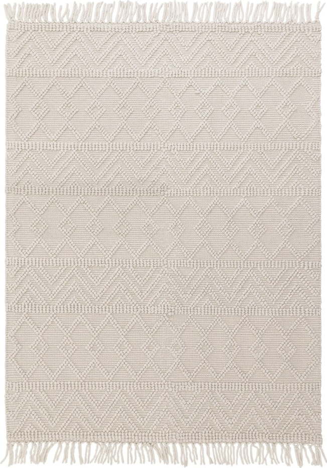 Krémový vlněný koberec 160x230 cm Asra – Asiatic Carpets Asiatic Carpets