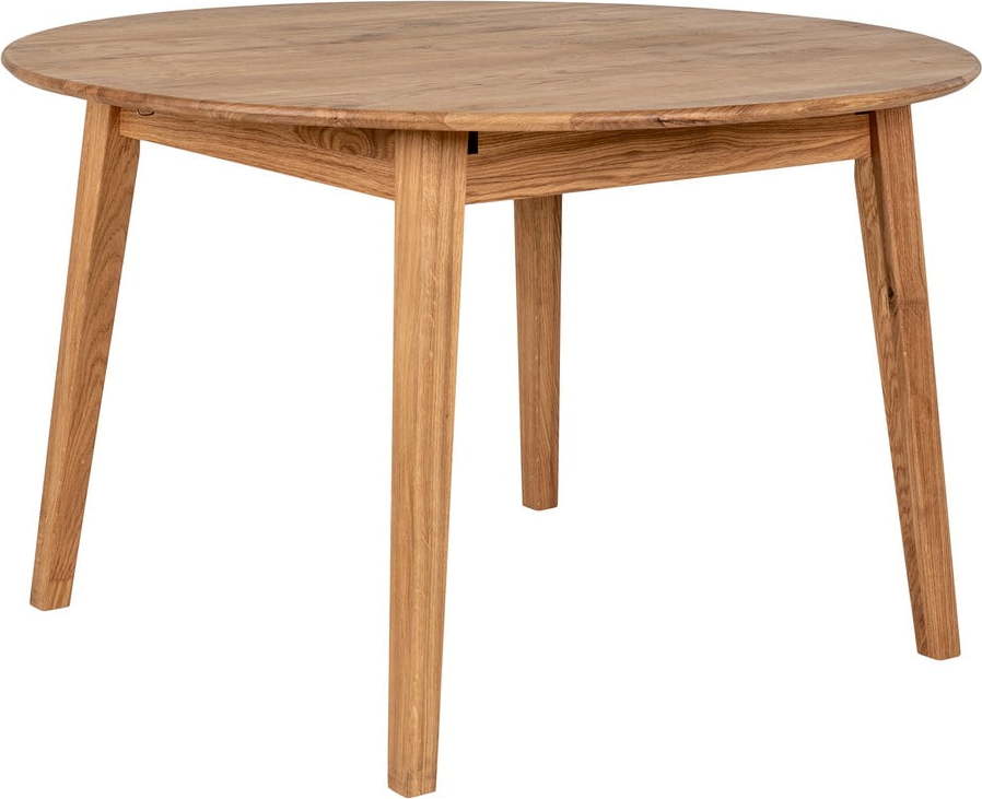 Kulatý rozkládací jídelní stůl z dubového dřeva ø 118 cm Metz – House Nordic House Nordic