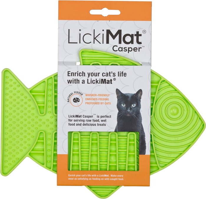 Lízací podložka pro kočky Casper Green – LickiMat LickiMat