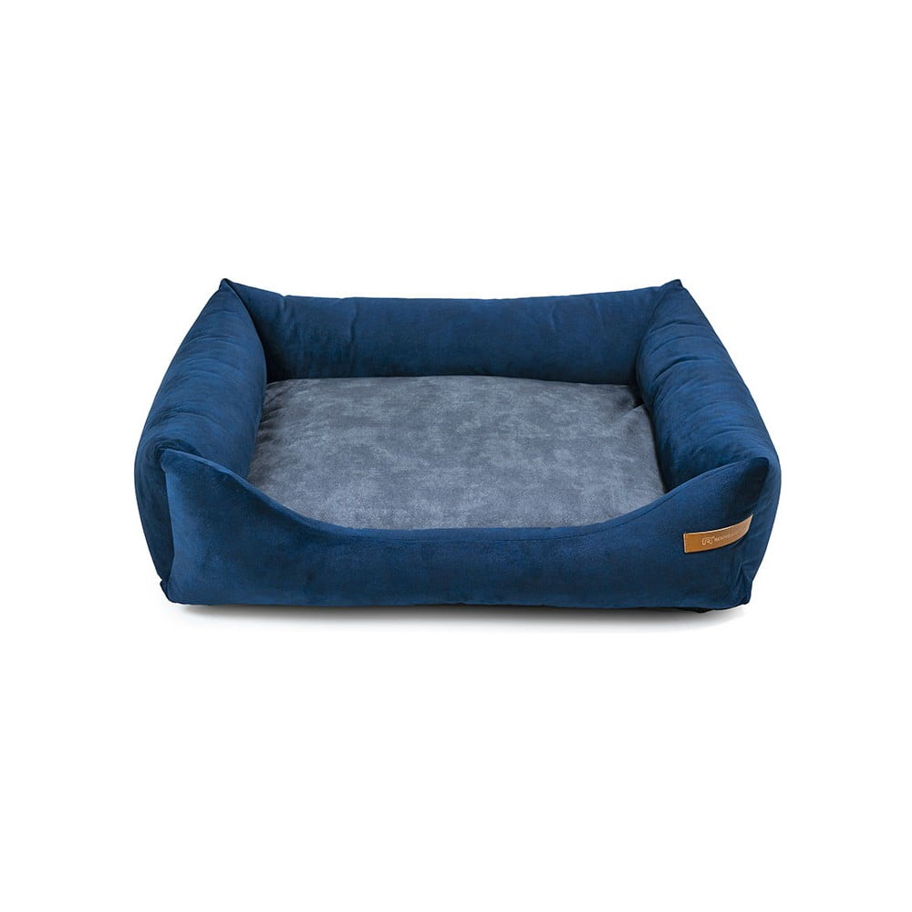 Modro-tmavě šedý pelíšek pro psa 85x105 cm SoftBED Eco XL – Rexproduct Rexproduct