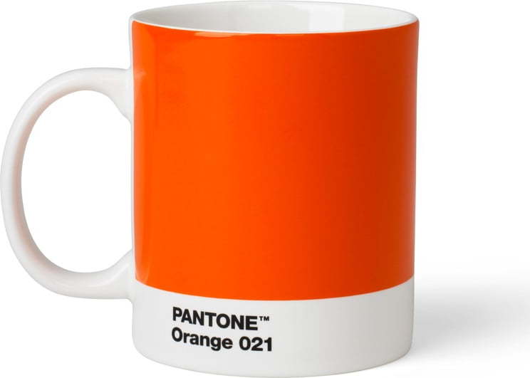 Oranžový keramický hrnek 375 ml Orange 021 – Pantone Pantone