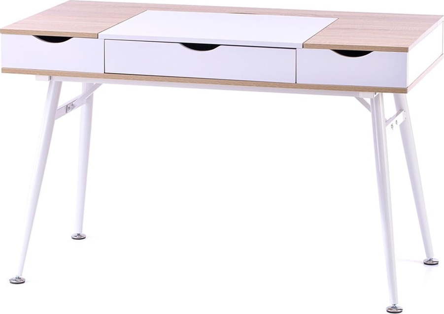 Pracovní stůl s deskou v dubovém dekoru 60x120 cm Faryn – Homede HOMEDE