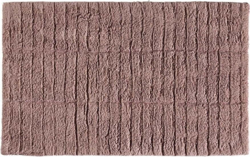 Růžová koupelnová předložka 80x50 cm Tiles - Zone Zone