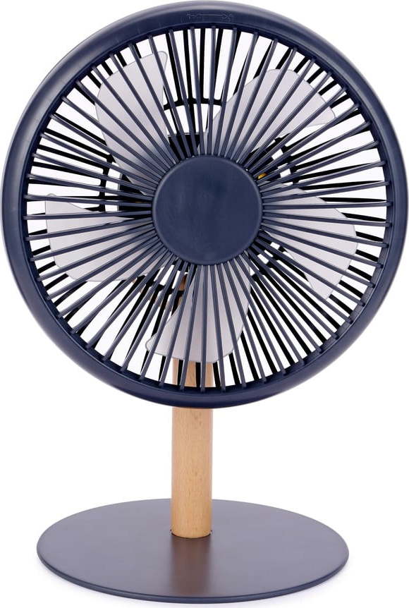 Šedá stolní lampa s ventilátorem na dálkové ovládání (výška 26 cm) Beyond – Gingko Gingko