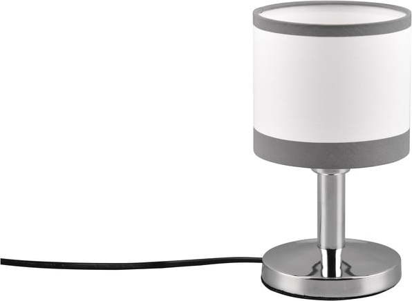 Šedá stolní lampa (výška 22 cm) Davos – Trio TRIO