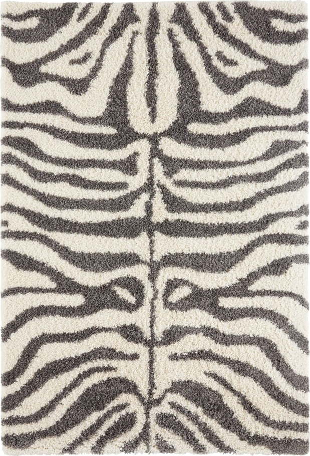 Šedý/béžový koberec 290x200 cm Striped Animal - Ragami Ragami