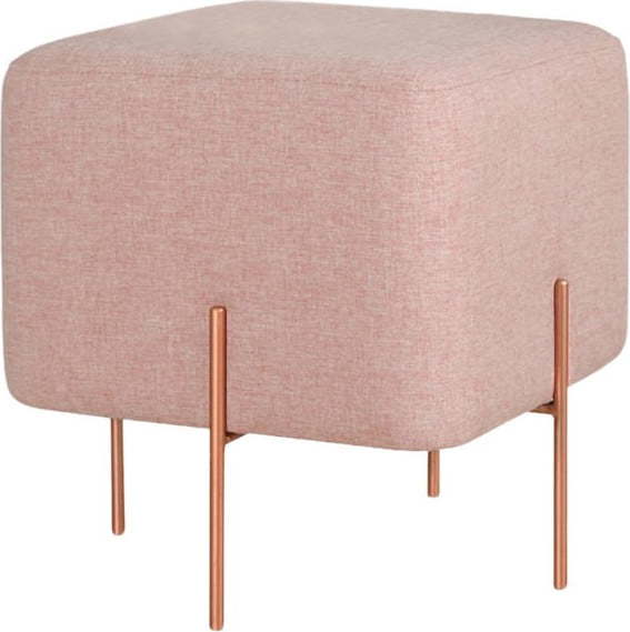 Světle růžový taburet Copper – Balcab Home Balcab Home