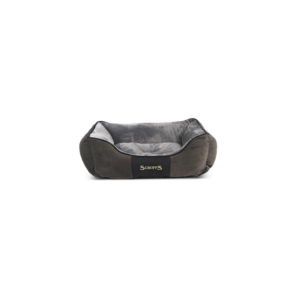 Tmavě šedý plyšový pelíšek pro psa 50x60 cm Scruffs Chester M – Plaček Pet Products Plaček Pet Products