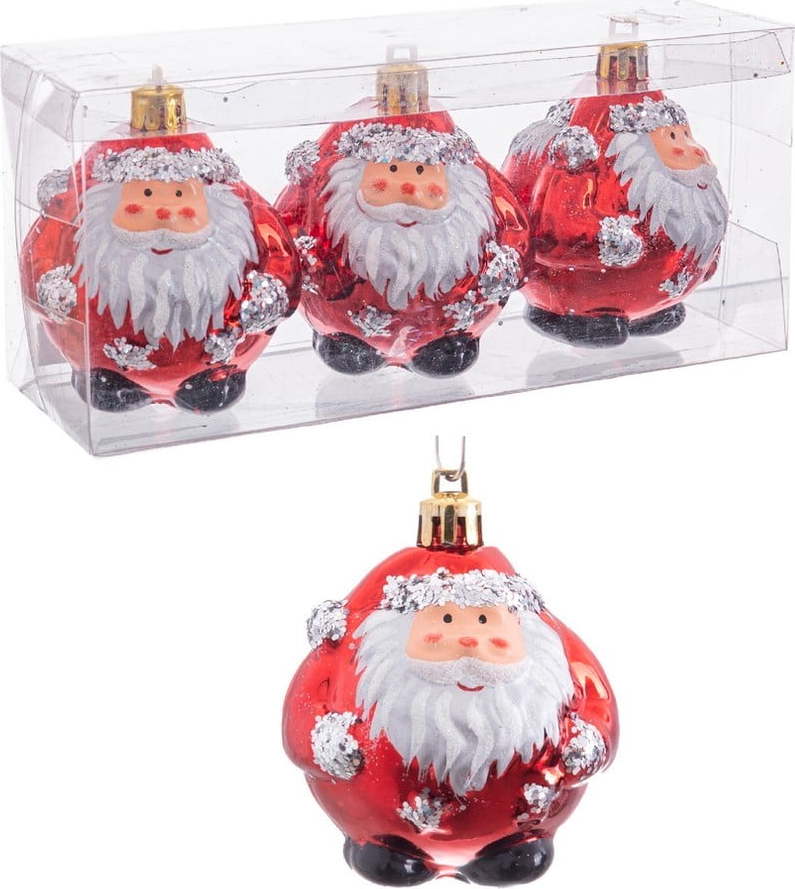 Vánoční ozdoby v sadě 3 ks Santa Claus – Casa Selección Casa Selección