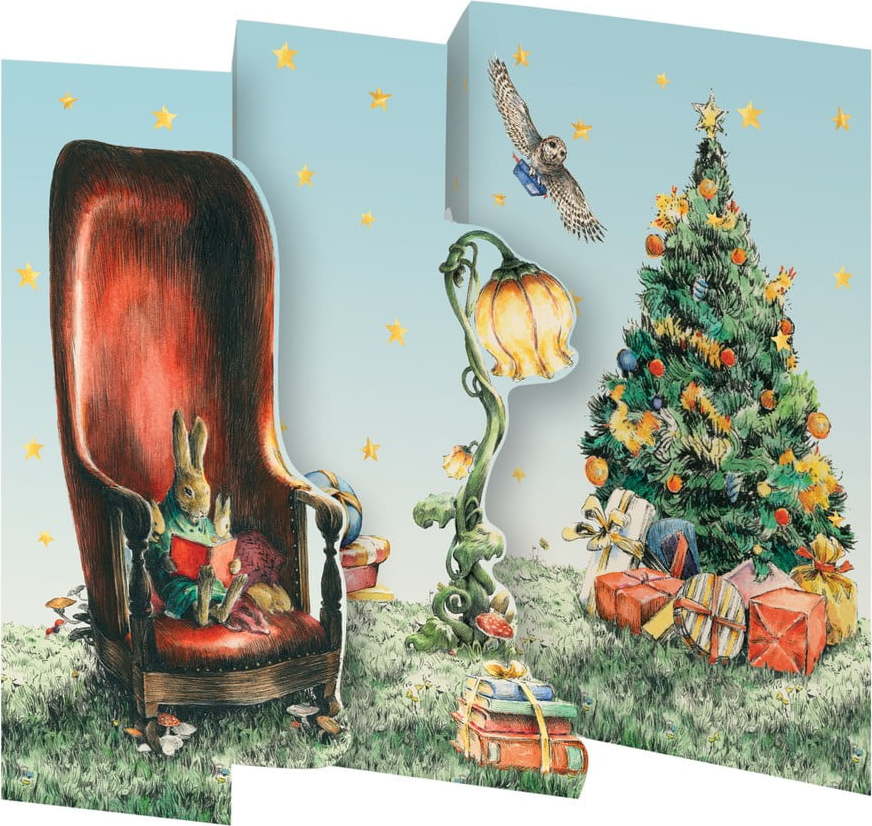 Vánoční přání v sadě 5 ks Mondoodle – Roger la Borde Roger la Borde