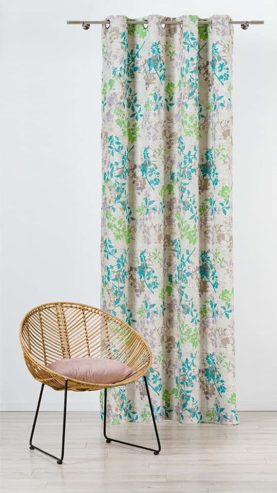 Zeleno-béžový zatemňovací závěs 140x245 cm Serenity – Mendola Fabrics Mendola Fabrics