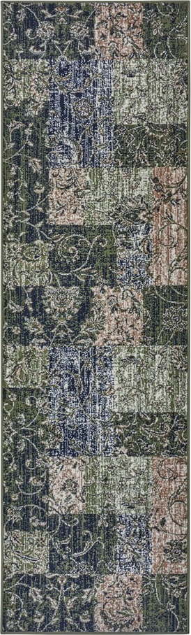 Zelený koberec běhoun 250x80 cm Kirie - Hanse Home Hanse Home