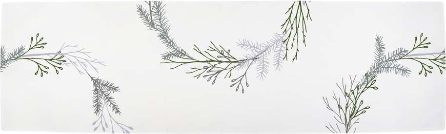 Bavlněný běhoun na stůl 40x140 cm Christmas Twigs – Butter Kings Butter Kings