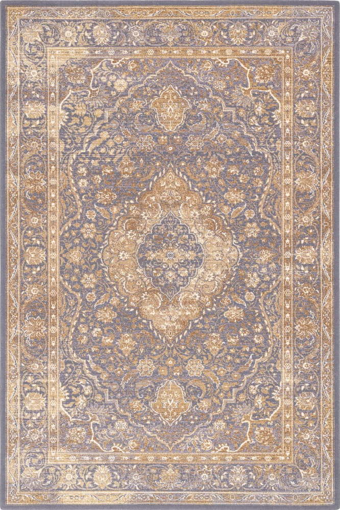 Béžovo-šedý vlněný koberec 100x180 cm Zana – Agnella Agnella