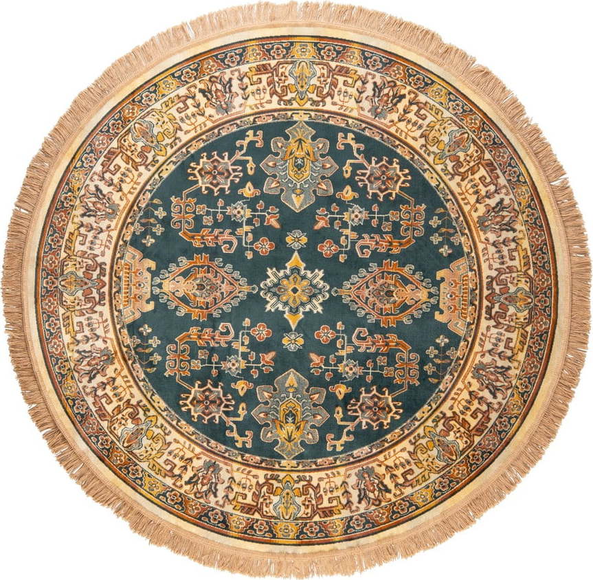 Béžový kulatý koberec ø 160 cm Raz – White Label White Label