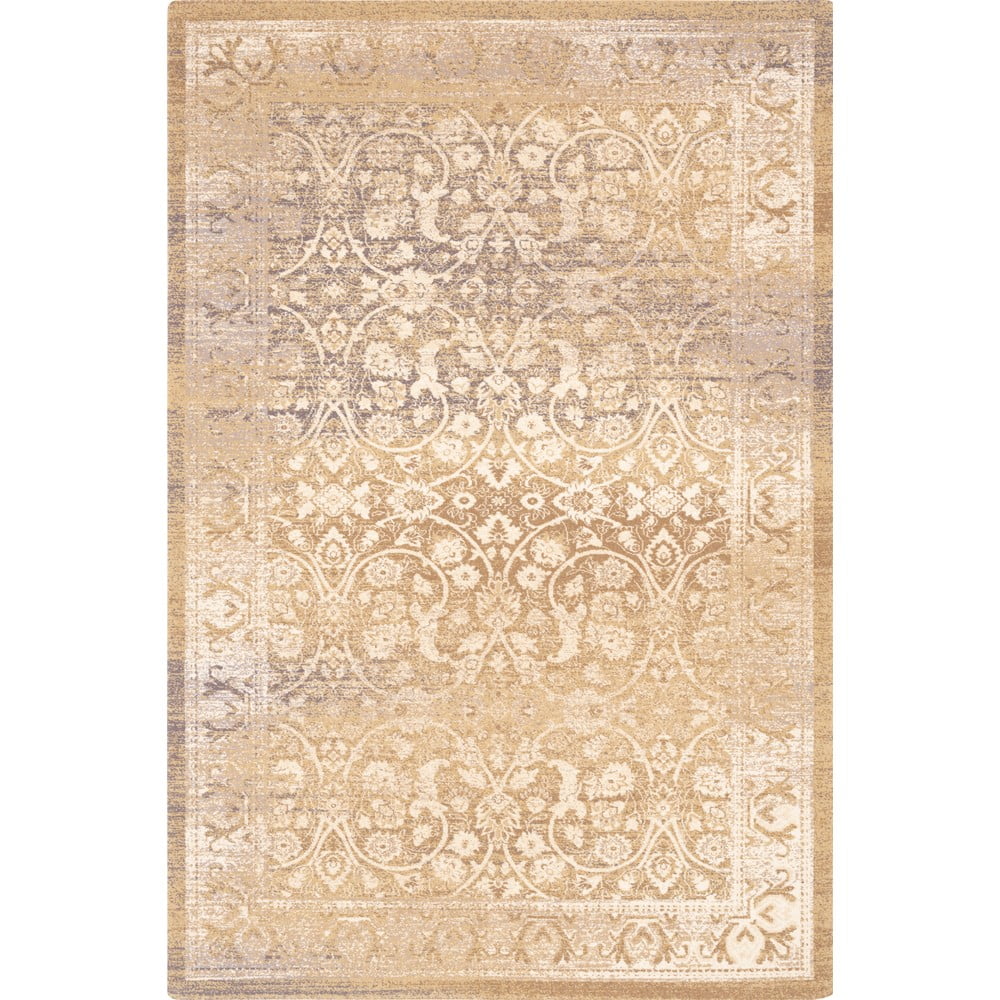 Béžový vlněný koberec 100x180 cm Eleanor – Agnella Agnella
