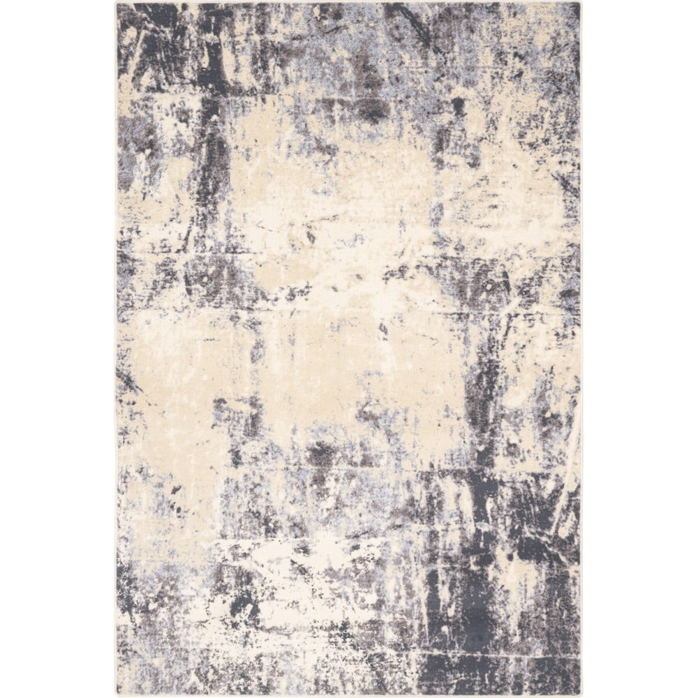 Béžový vlněný koberec 133x180 cm Concrete – Agnella Agnella