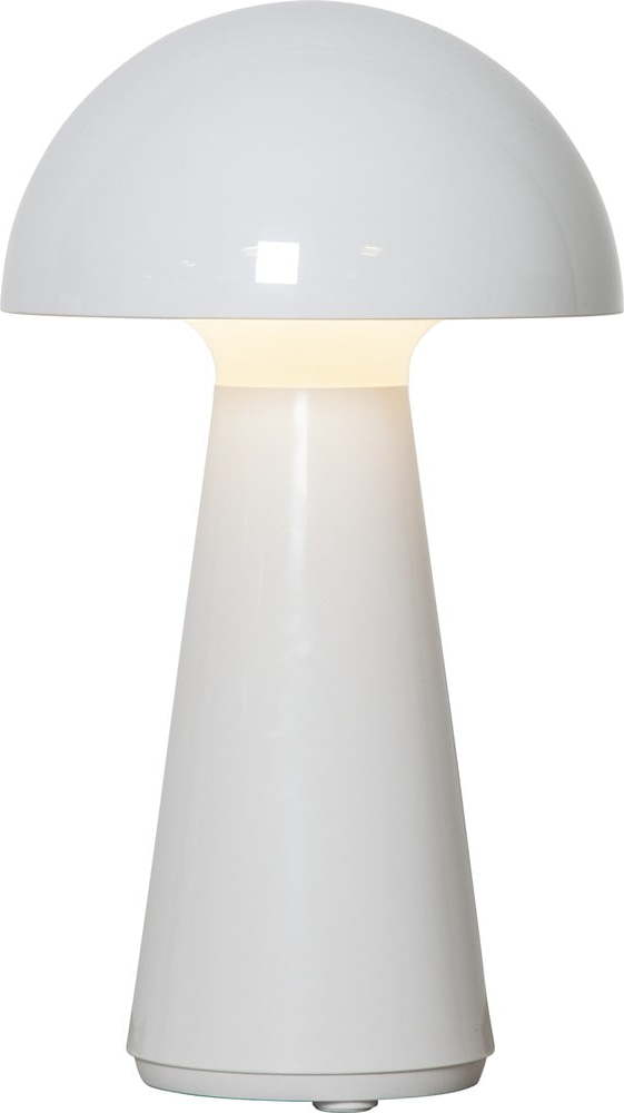 Bílá LED stmívatelná stolní lampa (výška 28 cm) Mushroom – Star Trading Star Trading