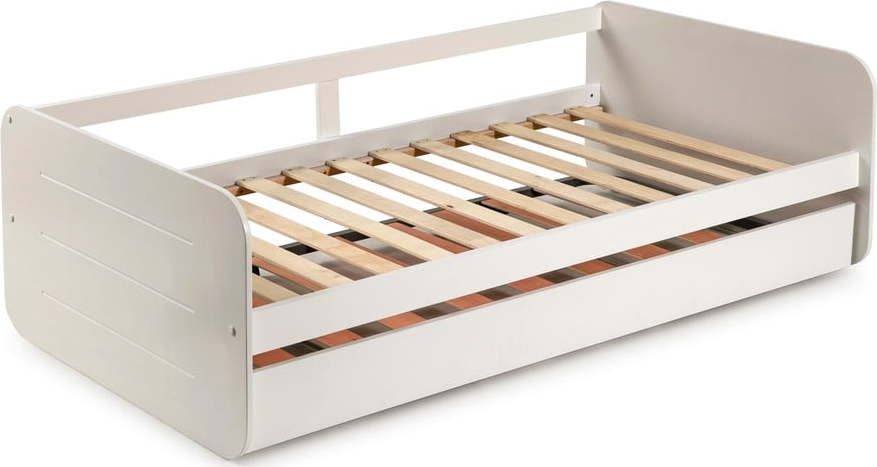 Bílá dětská postel s výsuvným lůžkem 90x190 cm Redona – Marckeric Marckeric